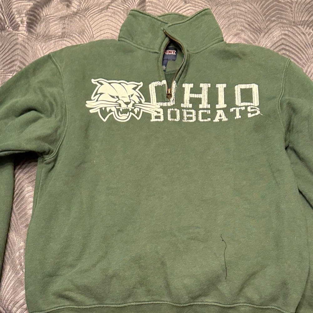 Jansport Green Ohio Bobcats Pullover Jacket